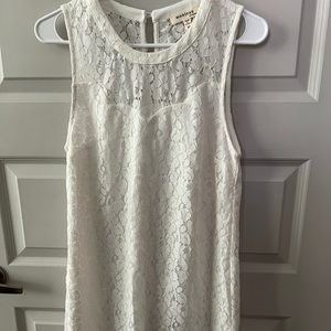 White Shift Dress